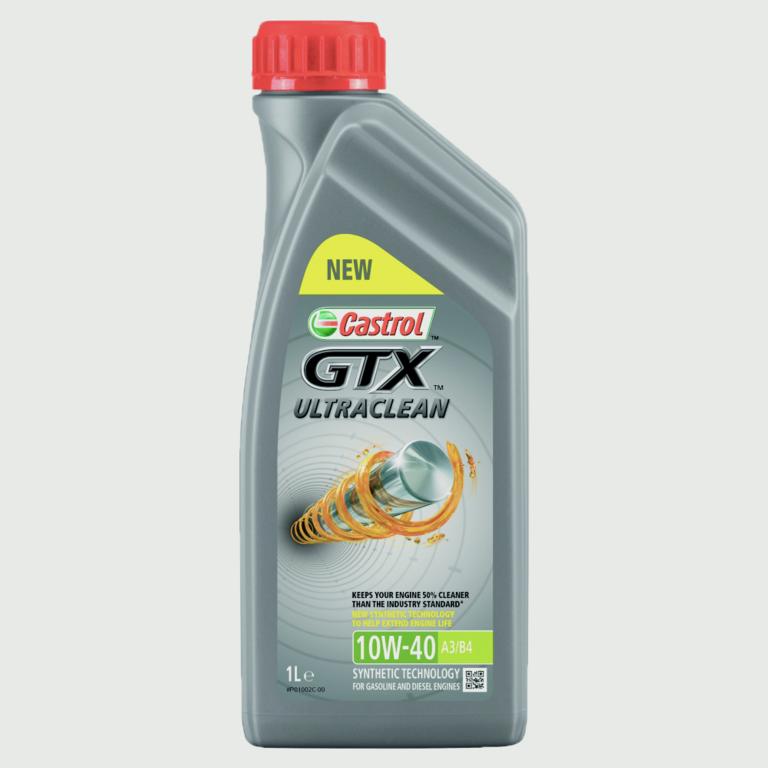 Castrol GTX 10W-40 Ultraclean A3/B4 Motor Yağı 1 Litre