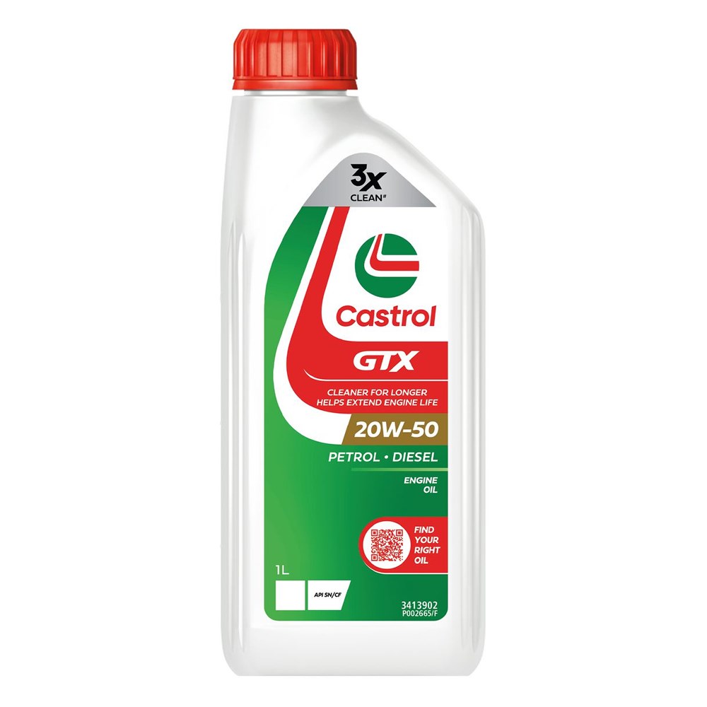 Castrol GTX 20W-50 Motor Yağı 1 Litre