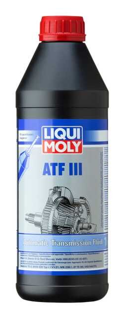 LIQUI MOLY Otomatik Şanzıman Yağı ATF III 1 Litre (1043)