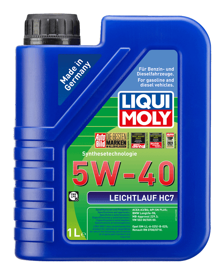 LIQUI MOLY 5W-40 Motor Yağı Leichtlauf HC7 1 Litre (1346)