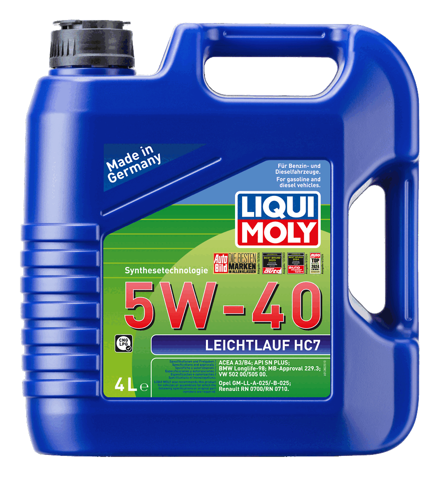 LIQUI MOLY 5W-40 Motor Yağı Leichtlauf HC7 4 Litre (1382)