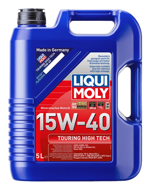 LIQUI MOLY 15W-40 Motor Yağı Touring High Tech 5 Litre (1862)