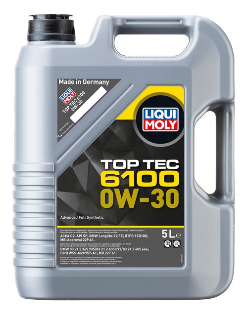 LIQUI MOLY 0W-30 Motor Yağı Top Tec 6100 5 Litre (20779)