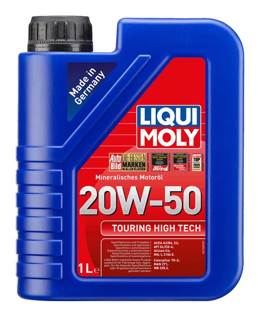 LIQUI MOLY 20W-50 Motor Yağı Touring High Tech 1 Litre (20812)