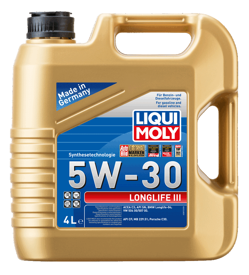 LIQUI MOLY 5W-30 Motor Yağı Longlife III 4 Litre (20821)