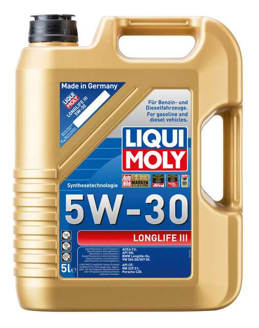 LIQUI MOLY 5W-30 Motor Yağı Longlife III 5 Litre (20822)