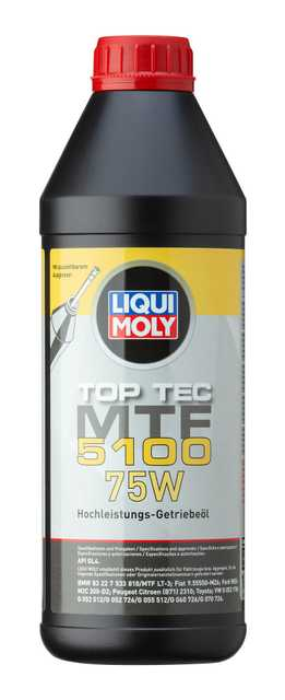 LIQUI MOLY 75W Manuel Şanzıman Yağı Top Tec MTF 5100 1 Litre (20842)