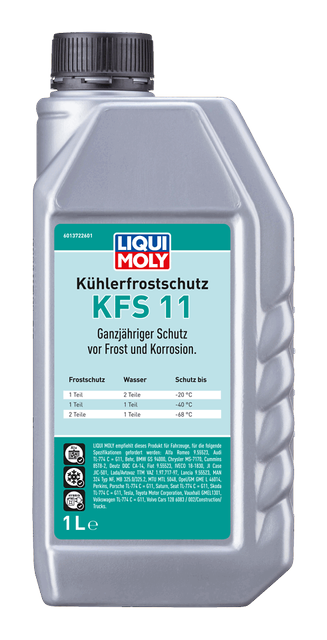 LIQUI MOLY Antifriz Coolant & Antifreeze KFS 11 1 Litre (21149)