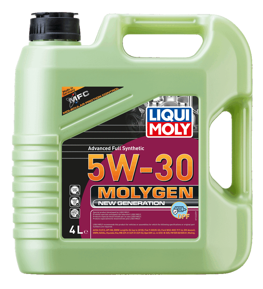 LIQUI MOLY 5W-30 Motor Yağı Molygen New Generation DPF 4 Litre (21225)