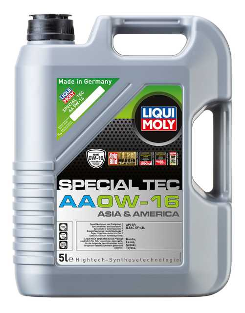 LIQUI MOLY 0W-16 Motor Yağı Special Tec AA 5 Litre (21328)