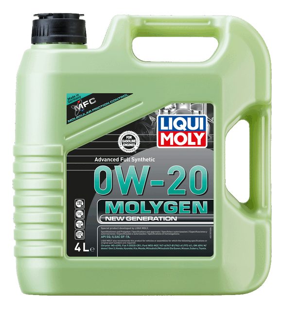 LIQUI MOLY 0W-20 Motor Yağı Molygen New Generation 4 Litre (21357)