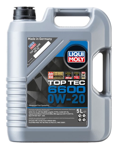 LIQUI MOLY 0W-20 Motor Yağı Top Tec 6600 5 Litre (21411)