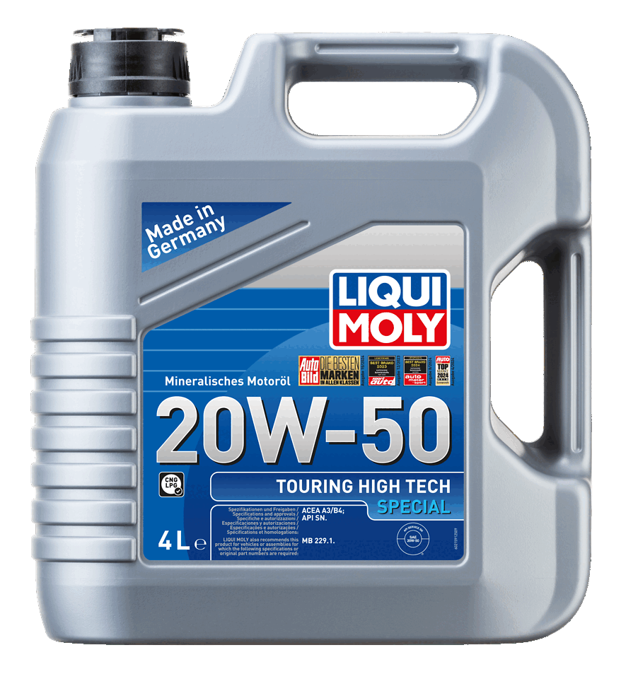 LIQUI MOLY 20W-50 Motor Yağı Touring High Tech Special 4 Litre (21591)