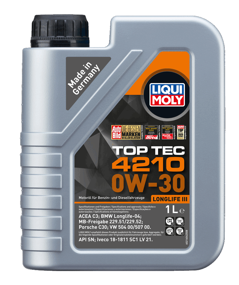 LIQUI MOLY 0W-30 Motor Yağı Top Tec 4210 1 Litre (21604)
