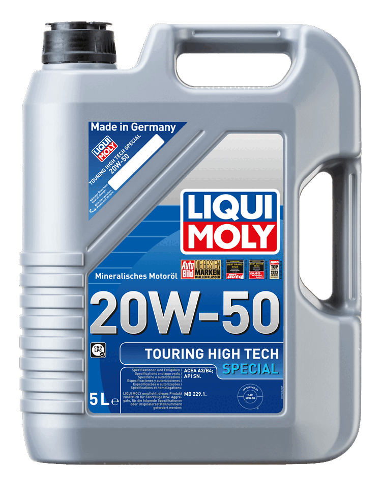 LIQUI MOLY 20W-50 Motor Yağı Touring High Tech Special 5 Litre (21638)
