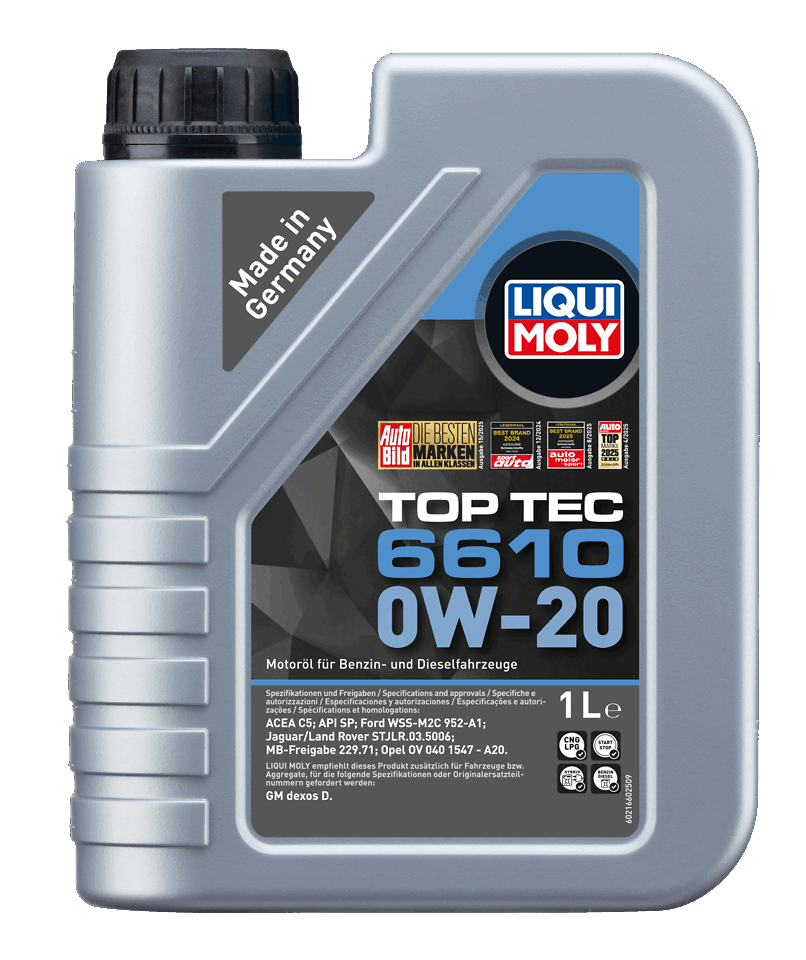 LIQUI MOLY 0W-20 Motor Yağı Top Tec 6610 1 Litre (21660)