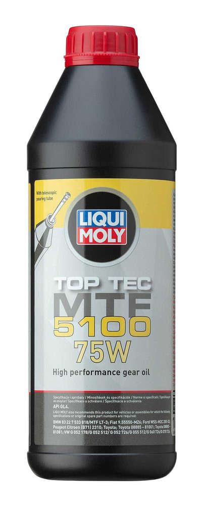 LIQUI MOLY 75W Manuel Şanzıman Yağı Top Tec MTF 5100 1 Litre (21687)