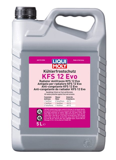 LIQUI MOLY Antifriz Coolant & Antifreeze KFS 12 Evo 5 Litre (21741)