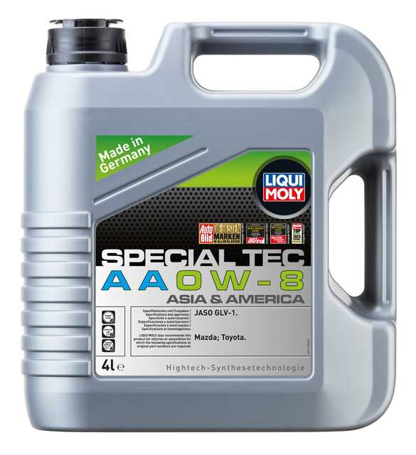 LIQUI MOLY 0W-8 Motor Yağı Special Tec AA 4 Litre (21768)