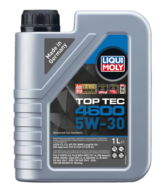 LIQUI MOLY 5W-30 Motor Yağı Tam Sentetik Top Tec 4600 1 Litre (2315)