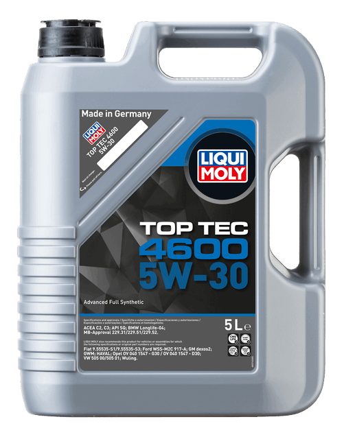 LIQUI MOLY 5W-30 Motor Yağı Tam Sentetik Top Tec 4600 5 Litre (2316)