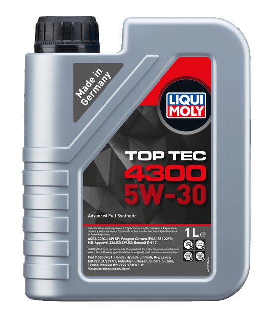 LIQUI MOLY 5W-30 Motor Yağı Top Tec 4300 1 Litre (2323)
