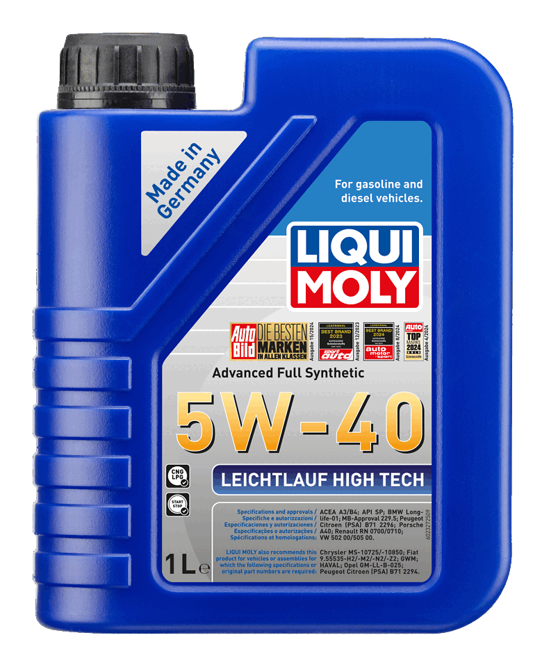 LIQUI MOLY 5W-40 Motor Yağı Leichtlauf High Tech 1 Litre (2327)