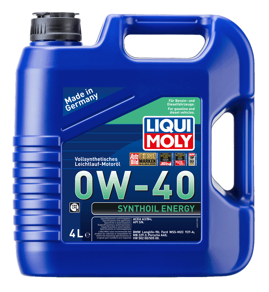 LIQUI MOLY 0W-40 Motor Yağı Synthoil Energy 4 Litre (2451)