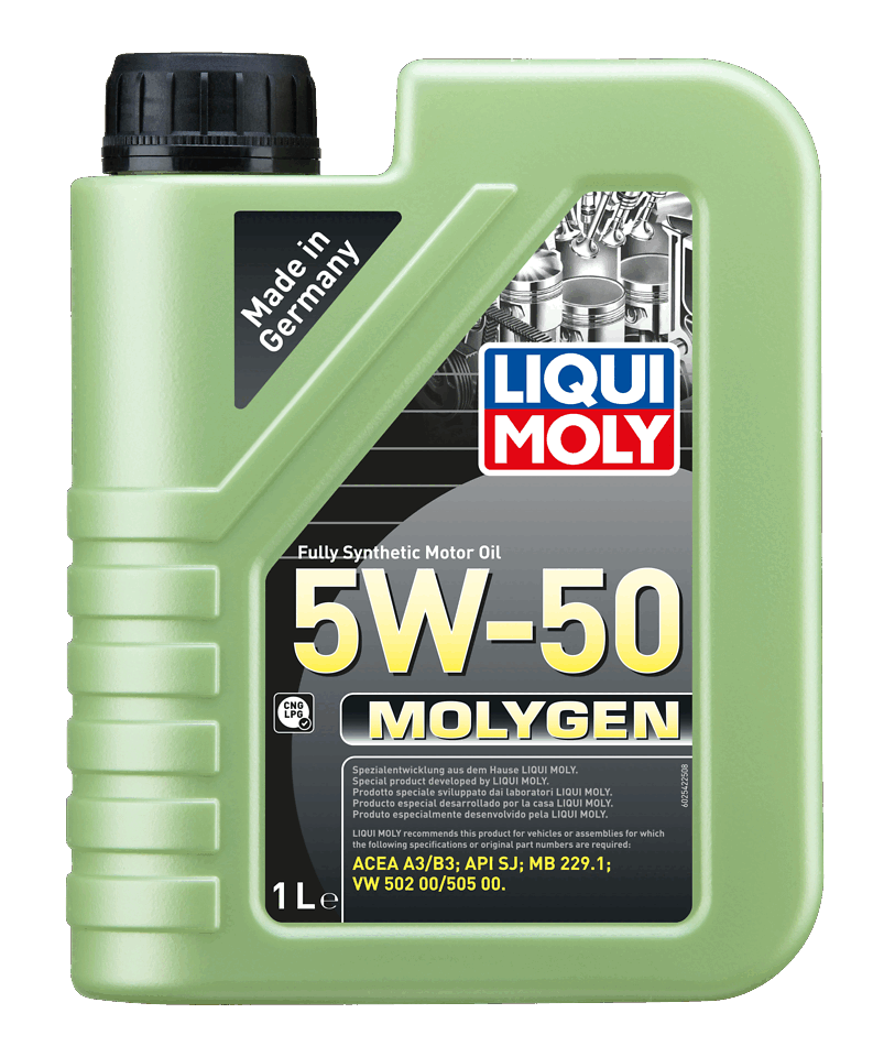 LIQUI MOLY 5W-50 Motor Yağı Tam Sentetik Molygen 1 Litre (2542)