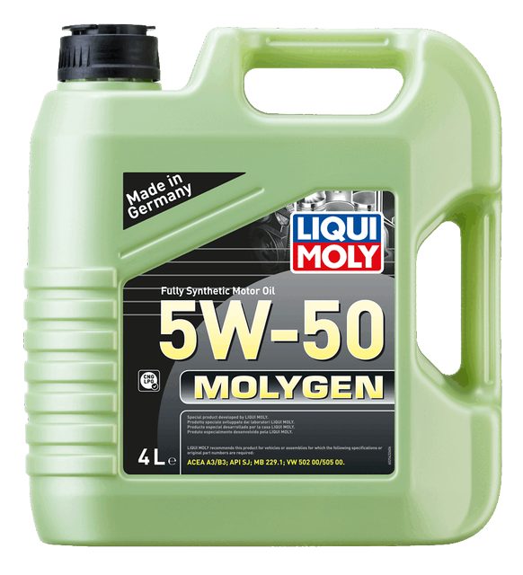 LIQUI MOLY 5W-50 Motor Yağı Tam Sentetik Molygen 4 Litre (2543)