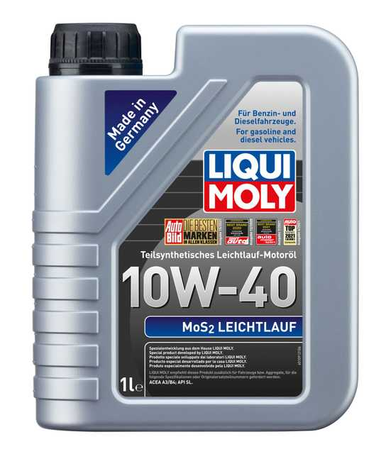 LIQUI MOLY 10W-40 Motor Yağı MoS2 Leichtlauf 1 Litre (2626)