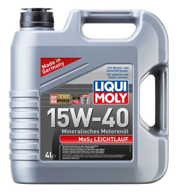 LIQUI MOLY 15W-40 Motor Yağı Katkısı MoS2 Low-Friction 4 Litre (2631)