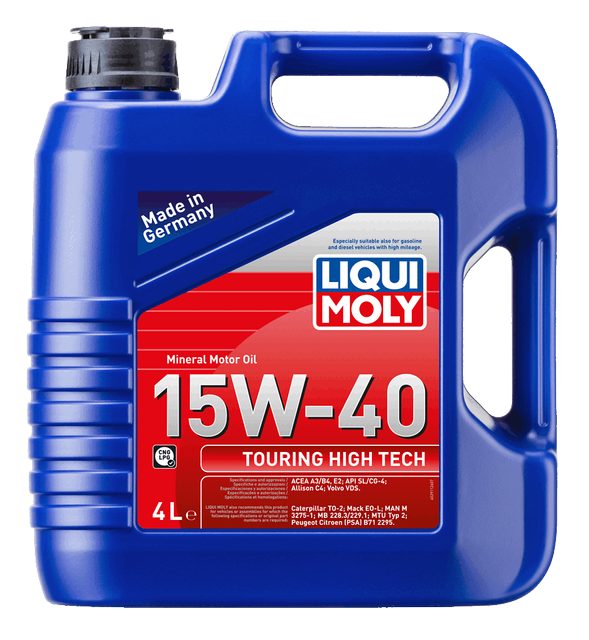 LIQUI MOLY 15W-40 Motor Yağı Touring High Tech 4 Litre (2911)
