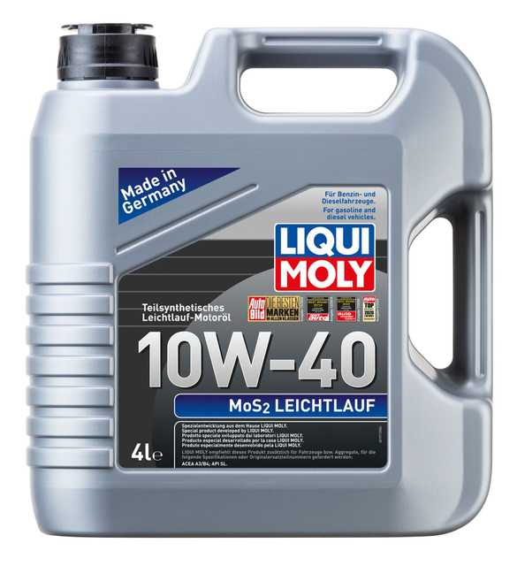 LIQUI MOLY 10W-40 Motor Yağı MoS2 Leichtlauf 4 Litre (6948)