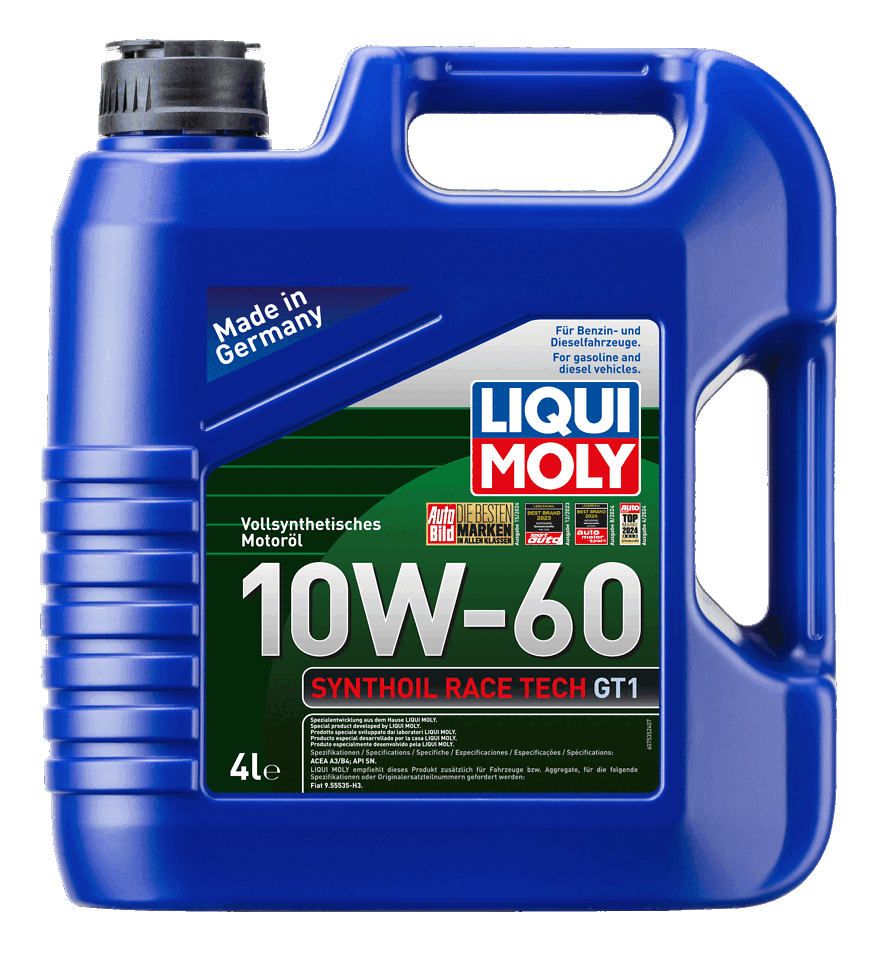 LIQUI MOLY 10W-60 Motor Yağı Synthoil Race Tech GT1 4 Litre (7535)