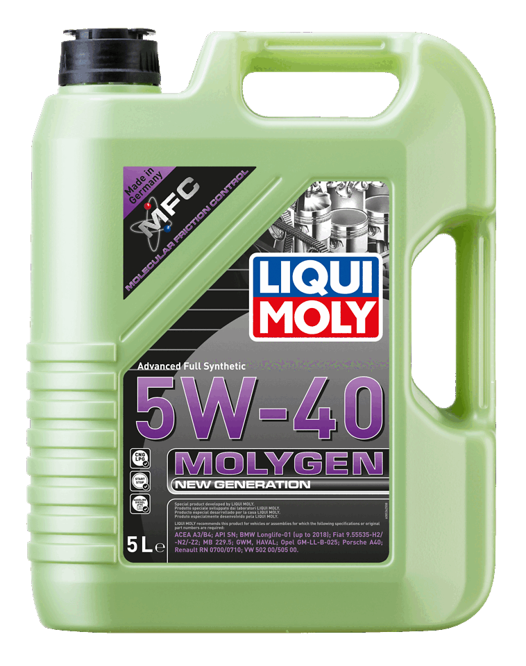 LIQUI MOLY 5W-40 Motor Yağı Molygen New Generation 5 Litre (8536)
