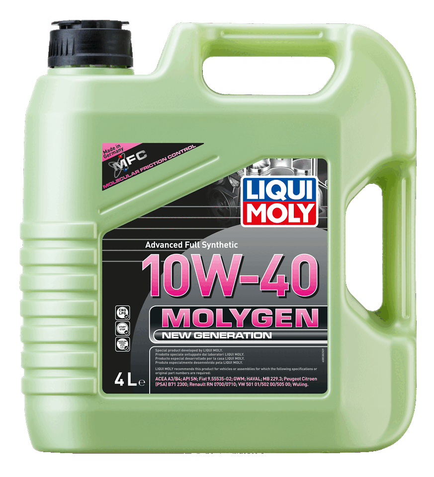 LIQUI MOLY 10W-40 Motor Yağı Molygen New Generation 4 Litre (8538)