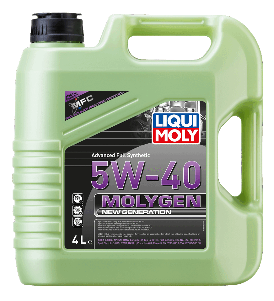LIQUI MOLY 5W-40 Motor Yağı Molygen New Generation 4 Litre (8578)