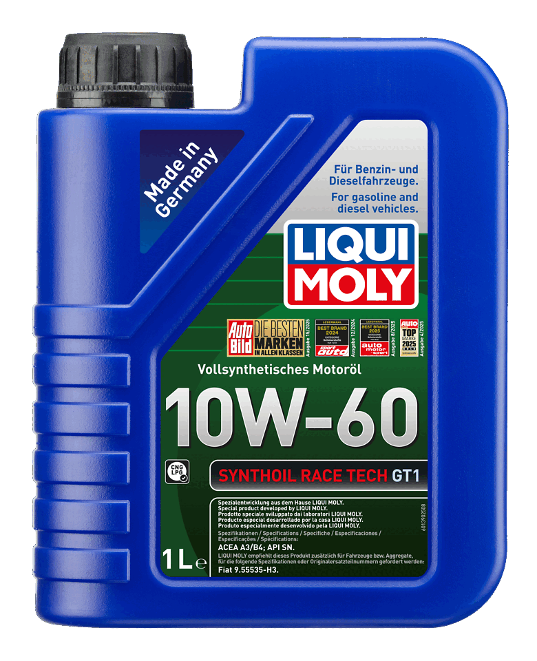 LIQUI MOLY 10W-60 Motor Yağı Synthoil Race Tech GT1 1 Litre (8908)