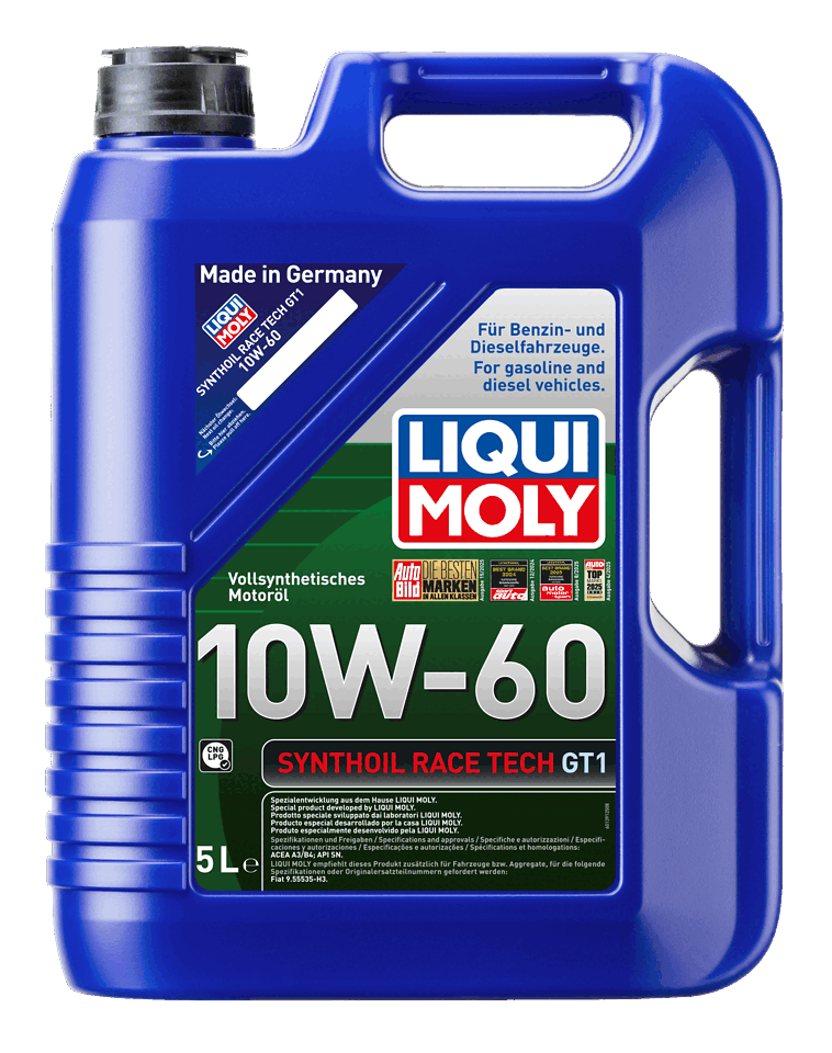 LIQUI MOLY 10W-60 Motor Yağı Synthoil Race Tech GT1 5 Litre (8909)
