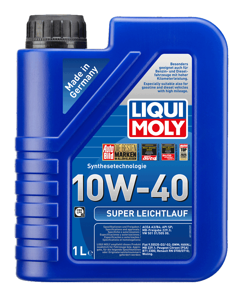 LIQUI MOLY 10W-40 Motor Yağı Super Leichtlauf 1 Litre (9503)