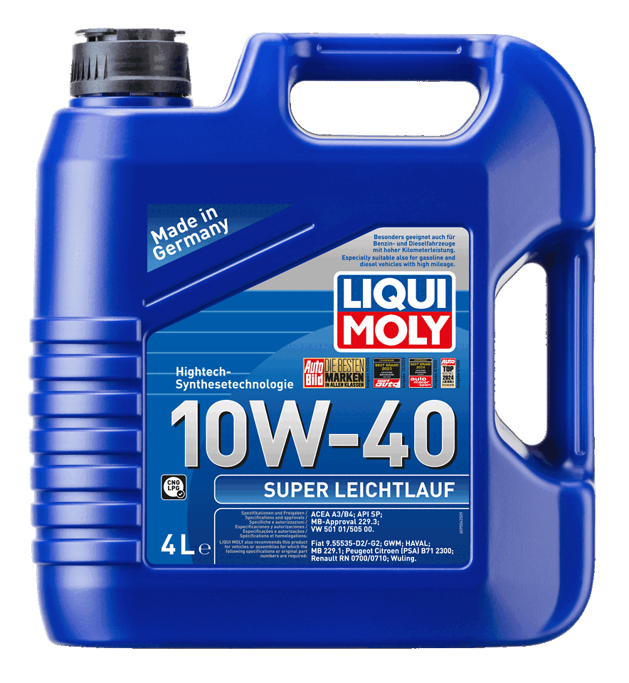 LIQUI MOLY 10W-40 Motor Yağı Super Leichtlauf 4 Litre (9504)