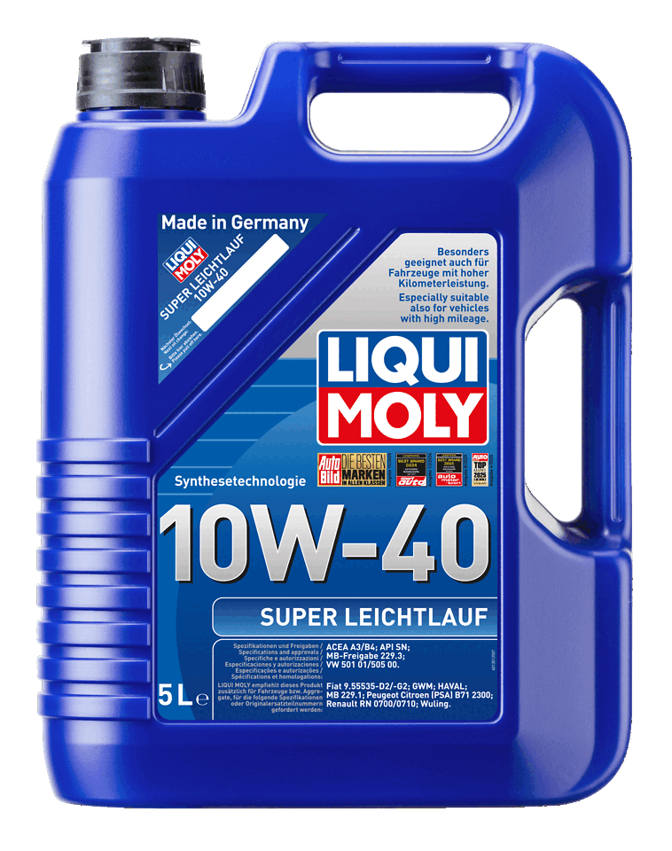 LIQUI MOLY 10W-40 Motor Yağı Super Leichtlauf 5 Litre (9505)