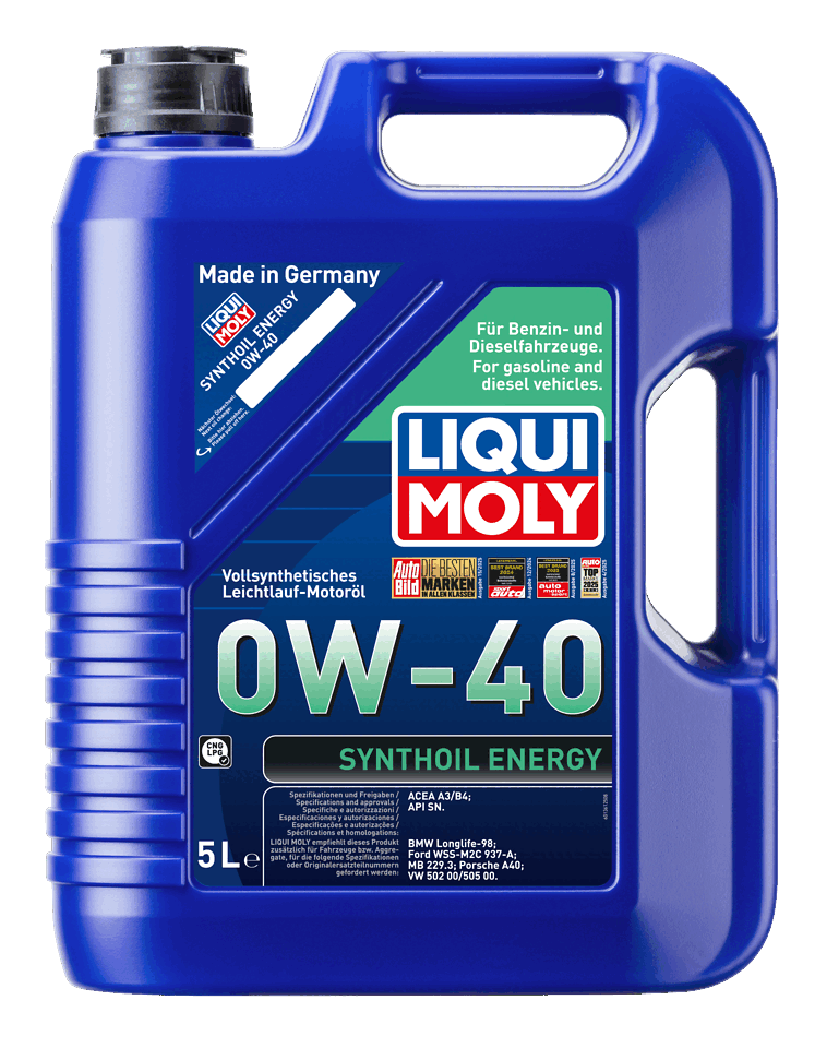LIQUI MOLY 0W-40 Motor Yağı Tam Sentetik Synthoil Energy 5 Litre (9515)