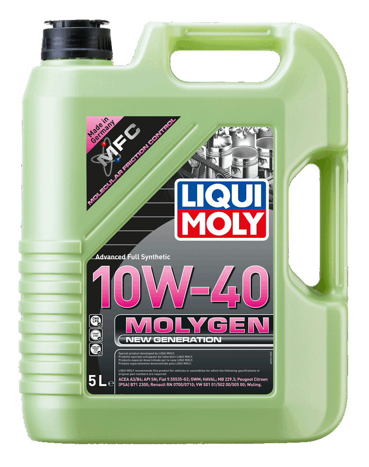 LIQUI MOLY 10W-40 Motor Yağı Molygen New Generation 5 Litre (9951)