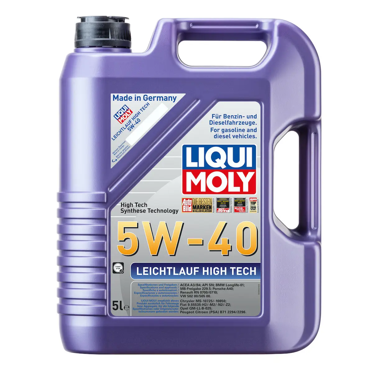LİQUİ MOLY LEICHTLAUF HİGH TECH 5W-40 5 LT