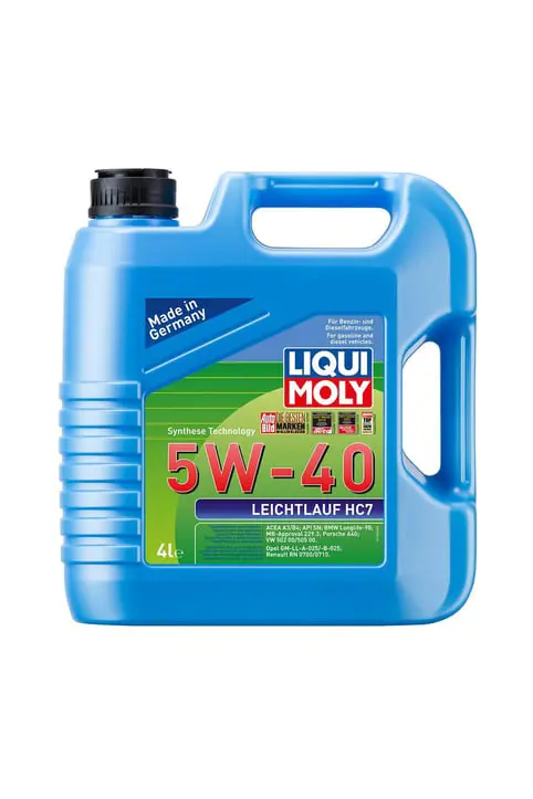 LİQUİ MOLY MOTOR YAĞI LEICHTLAUF HC7 5W-40 4 LT